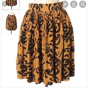 Sariah tiered a-line skirt